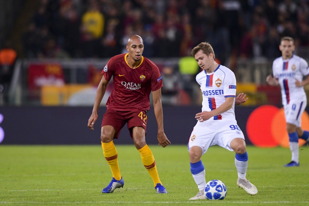Nzonzi AS Roma vs CSKA Mosca - Uefa Champions League 2018/2019