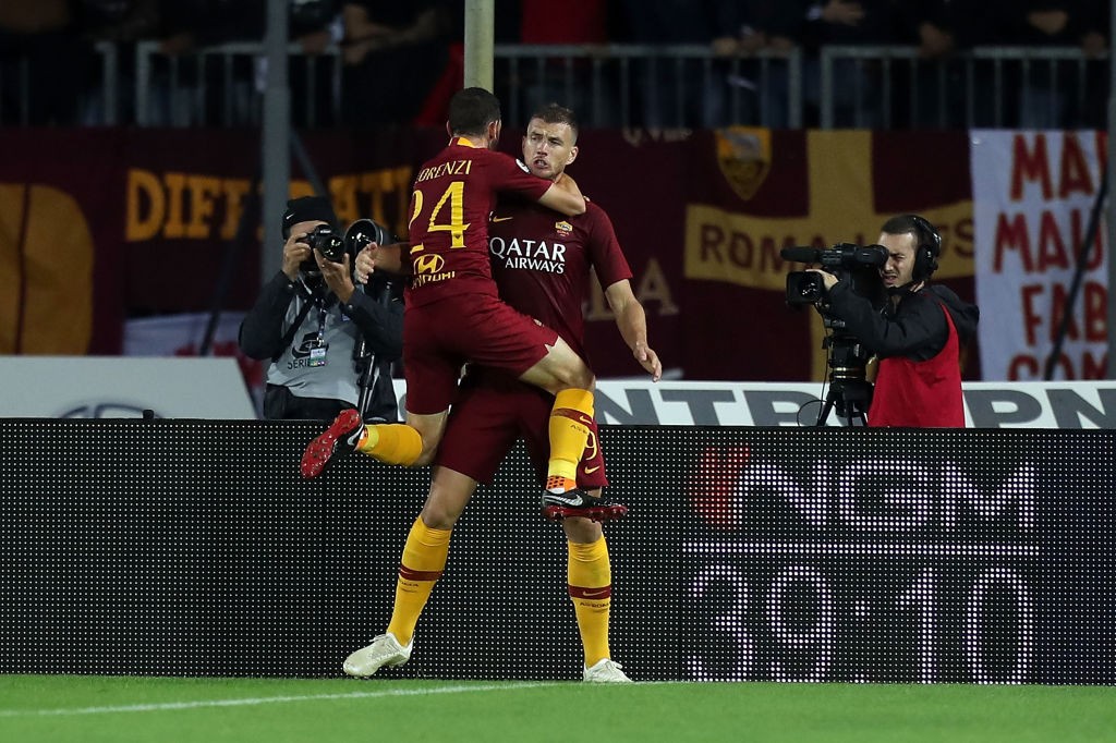 dzeko Empoli v AS Roma - Serie A