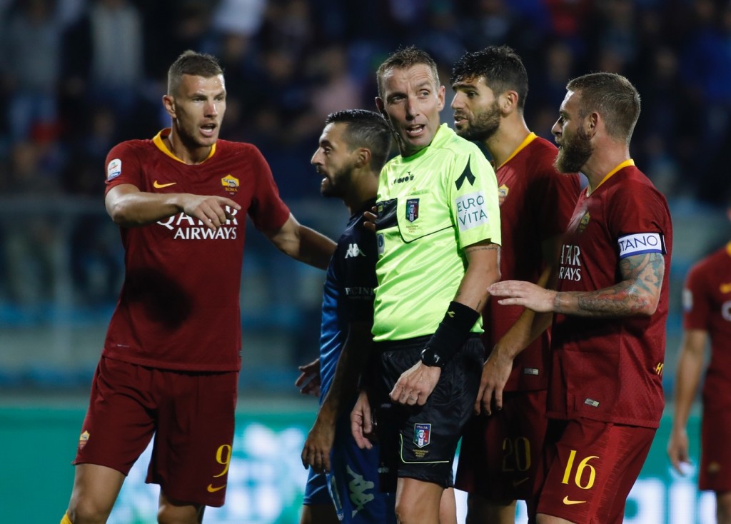 Mazzoleni Empoli vs Roma - Serie A TIM 2018/2019