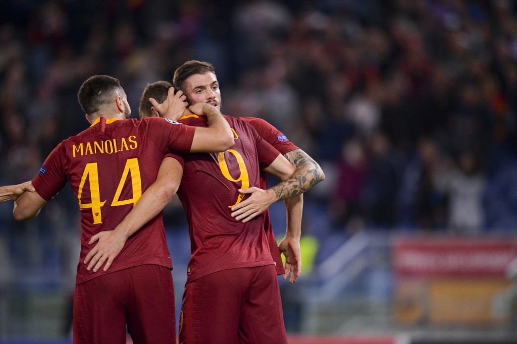 Dzeko Manolas Santon AS Roma vs CSKA Mosca - Uefa Champions League 2018/2019