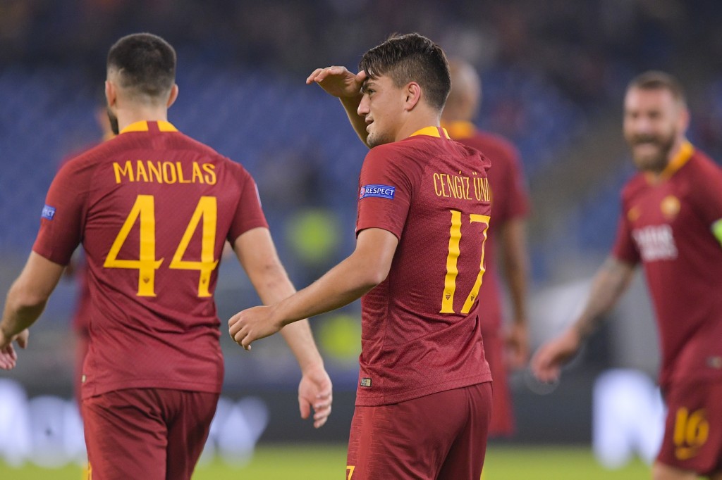 Under AS Roma vs CSKA Mosca - Uefa Champions League 2018/2019