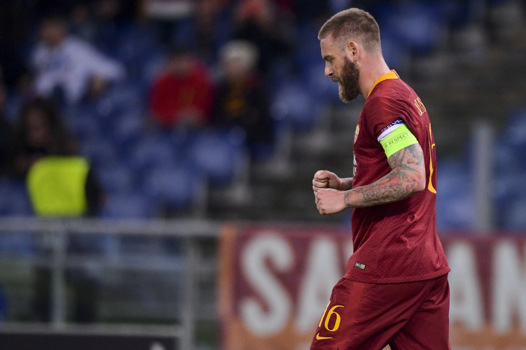 De Rossi AS Roma vs CSKA Mosca - Uefa Champions League 2018/2019