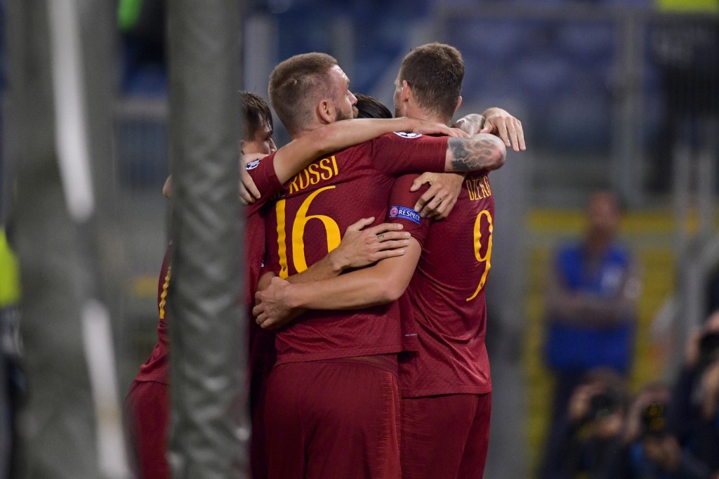 Roma-Cska Mosca Dzeko De Rossi