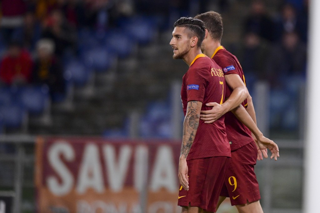 Dzeko Pellegrini AS Roma vs CSKA Mosca - Uefa Champions League 2018/2019