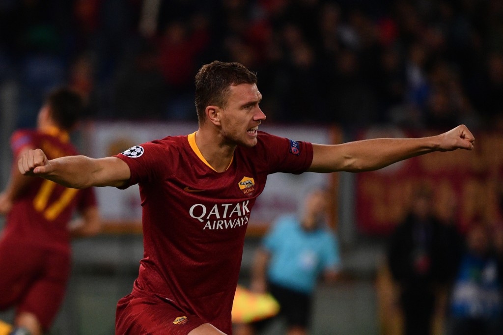Dzeko AS Roma vs CSKA Mosca - Uefa Champions League 2018/2019
