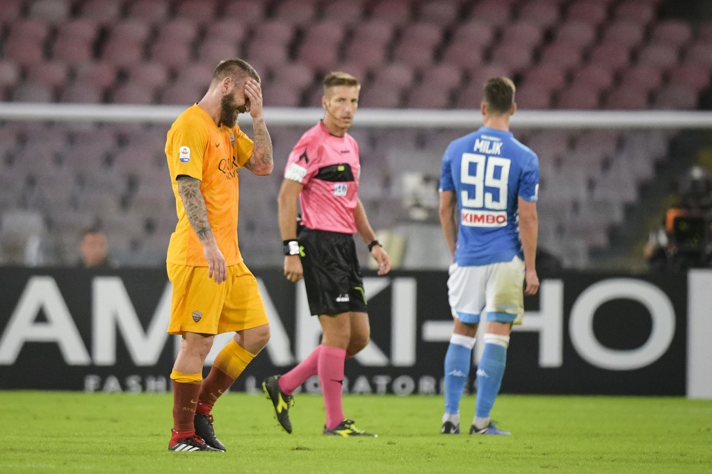 De Rossi Napoli vs Roma - Serie A Tim 2018/2019