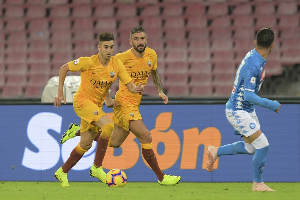 El Shaarawy Napoli vs Roma - Serie A Tim 2018/2019
