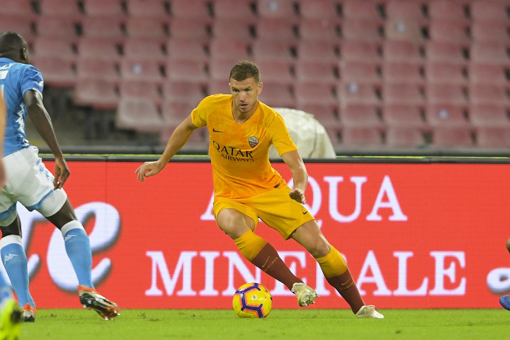 Dzeko Napoli vs Roma - Serie A Tim 2018/2019
