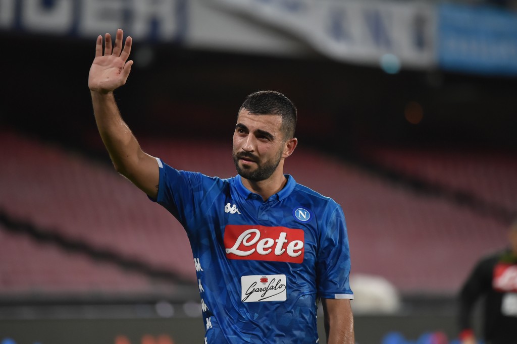 Albiol Napoli vs Roma - Serie A TIM 2018/2019