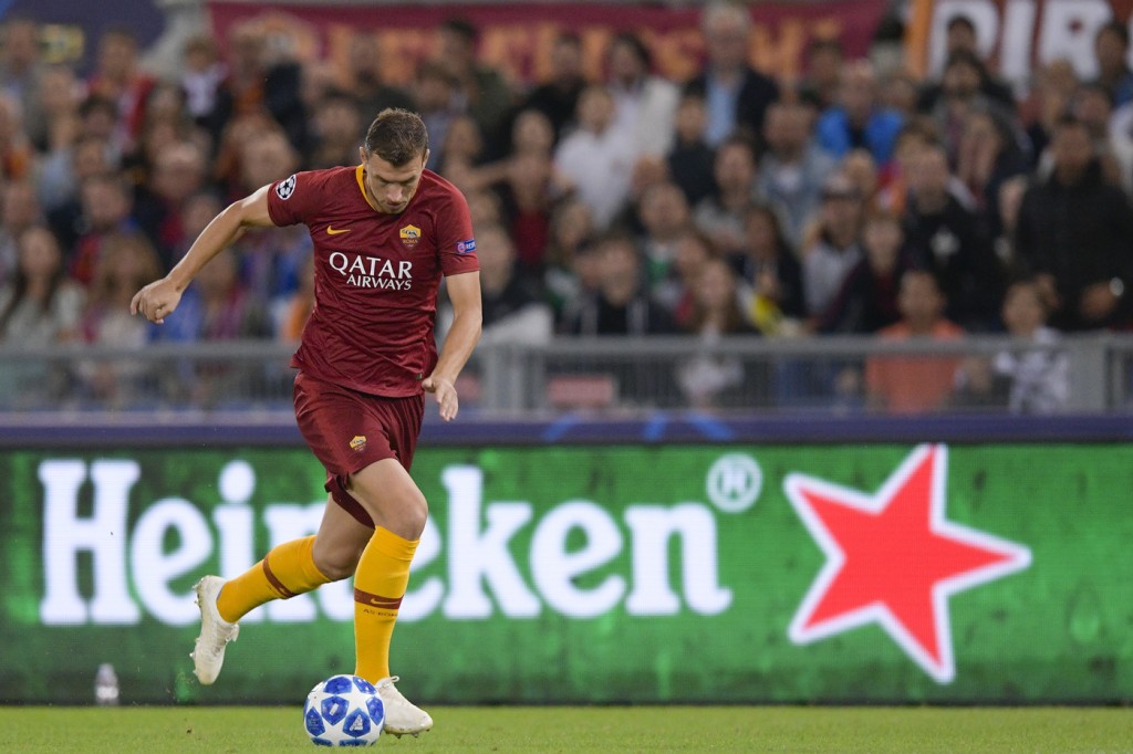 Dzeko Roma vs Viktoria Plzen - Uefa Champions League 2018/2019