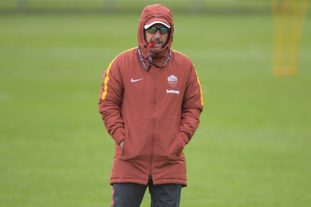 Di Francesco Trigoria, sessione di allenamento dell'AS Roma