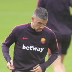 Kolarov Trigoria, sessione di allenamento dell'AS Roma
