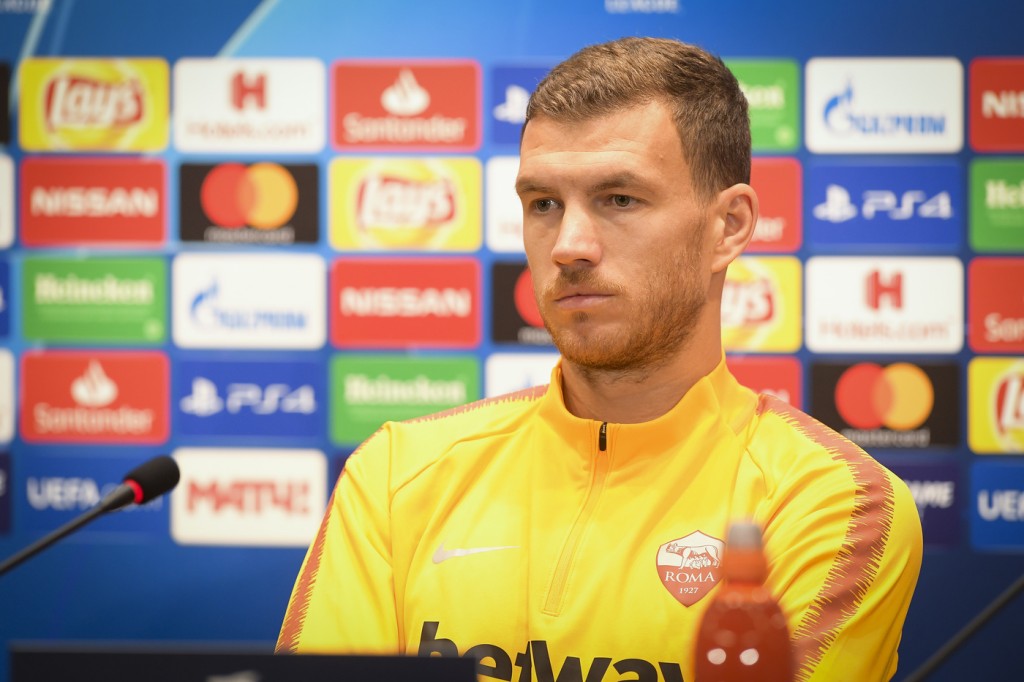 Conferenza stampa di presentazione del match di Champions League tra CSKA Mosca e AS Roma
