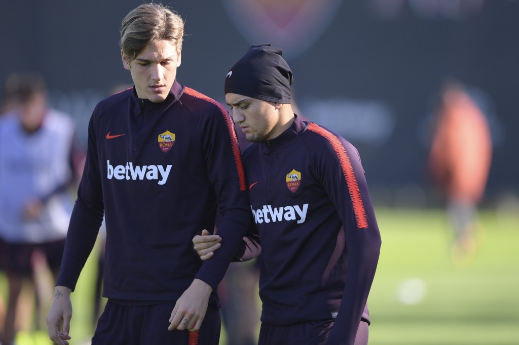 AS Roma_Trigoria_Allenamento_Zaniolo_Under