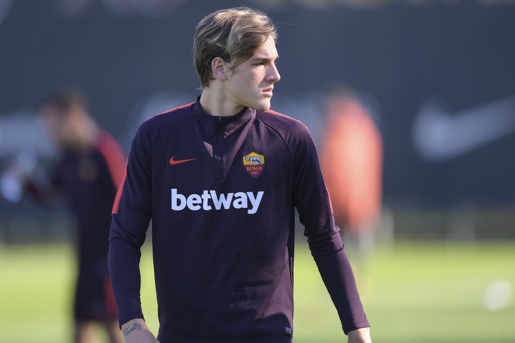 AS Roma_Trigoria_Allenamento_Zaniolo