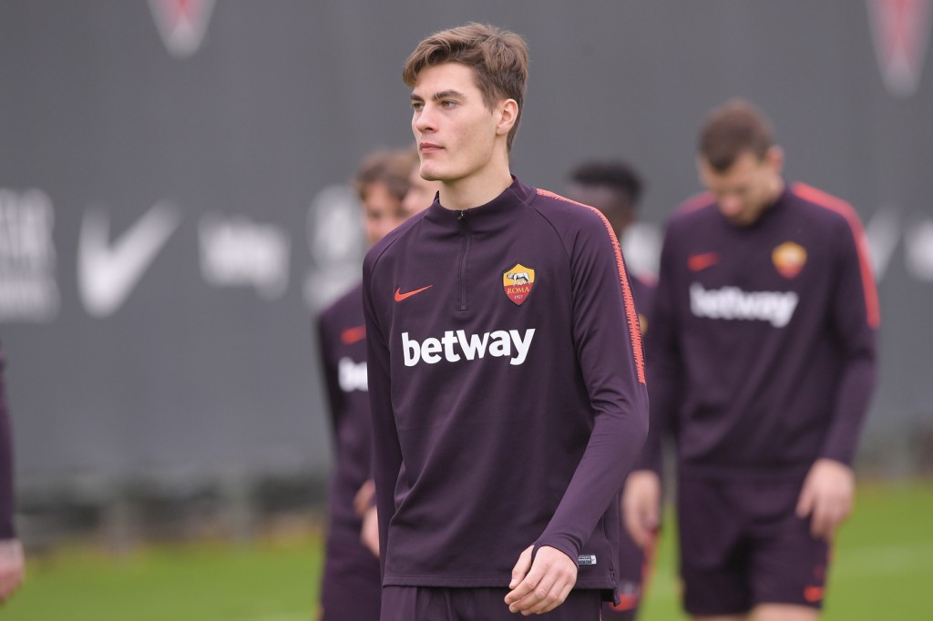schick AS Roma, l'allenamento prima della partenza per Udine