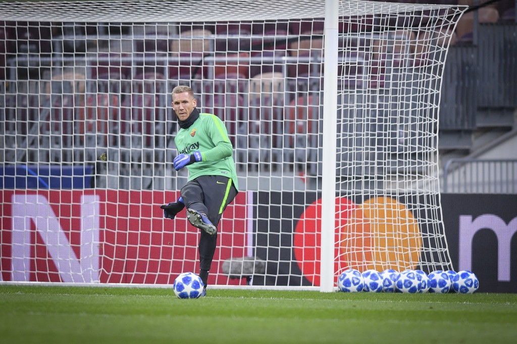 Olsen Uefa Champions League - AS Roma in allenamento a Mosca