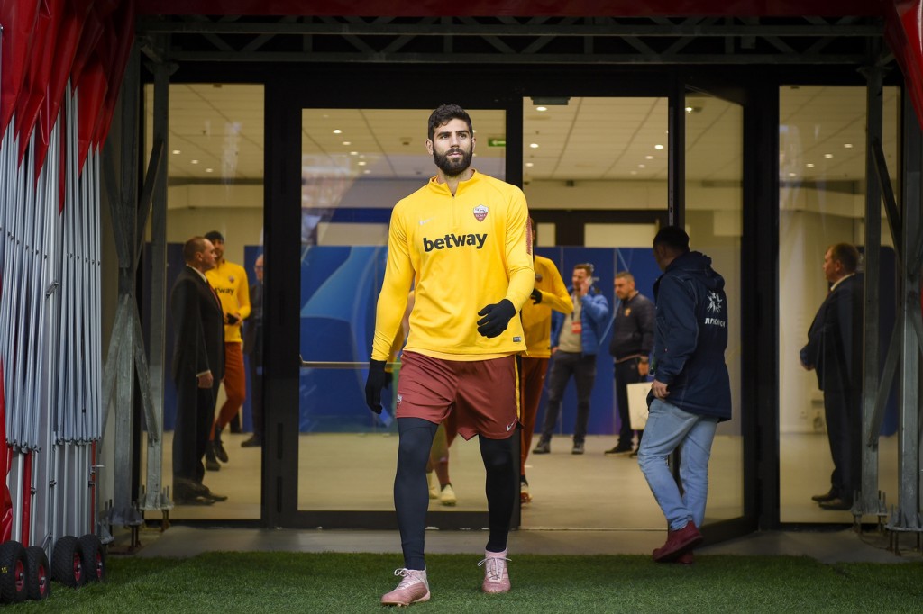 Fazio Uefa Champions League - AS Roma in allenamento a Mosca