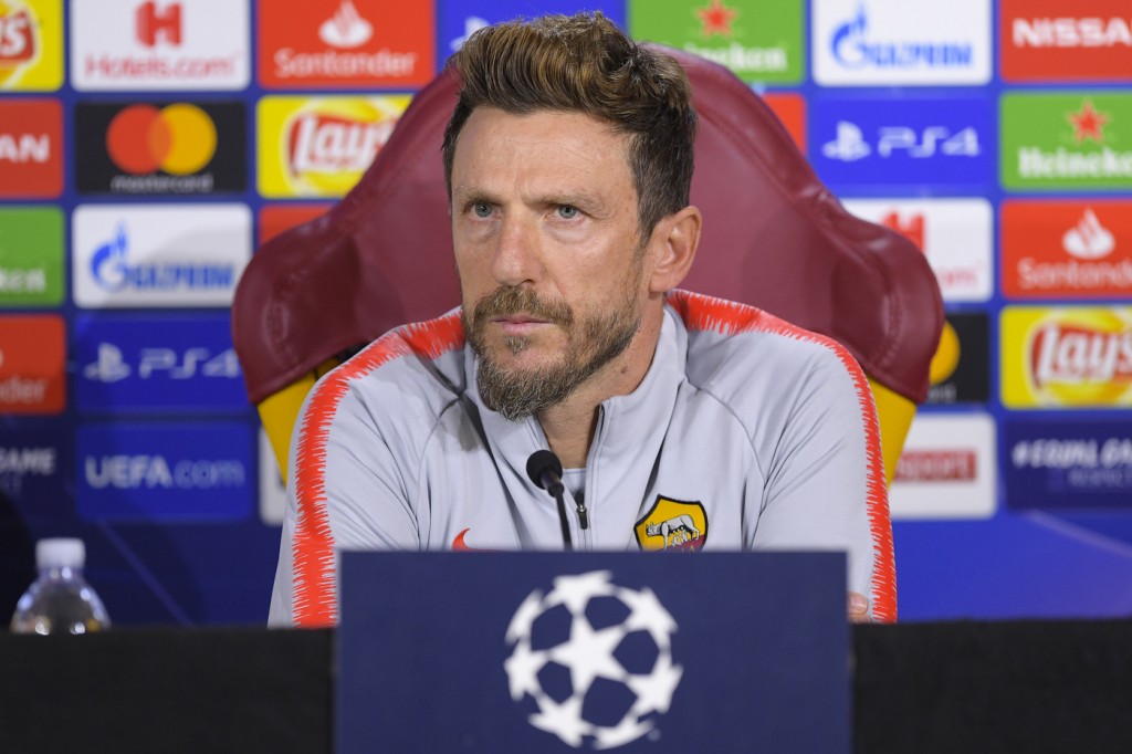 Di Francesco Conferenza Stampa AS Roma
