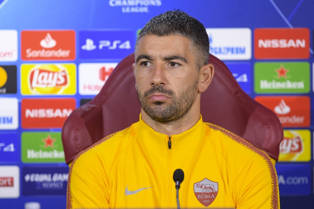 Kolarov Conferenza Stampa AS Roma