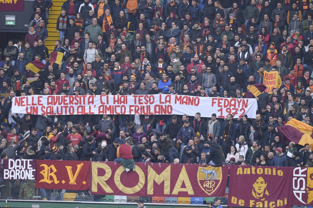 curva sud Udinese vs Roma - Serie A 2018-2019