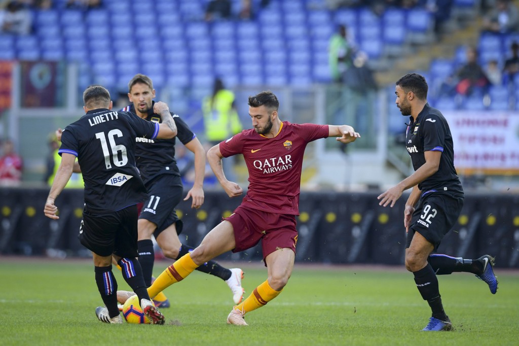 Cristante Roma vs Sampdoria - Serie A TIM 2018/2019
