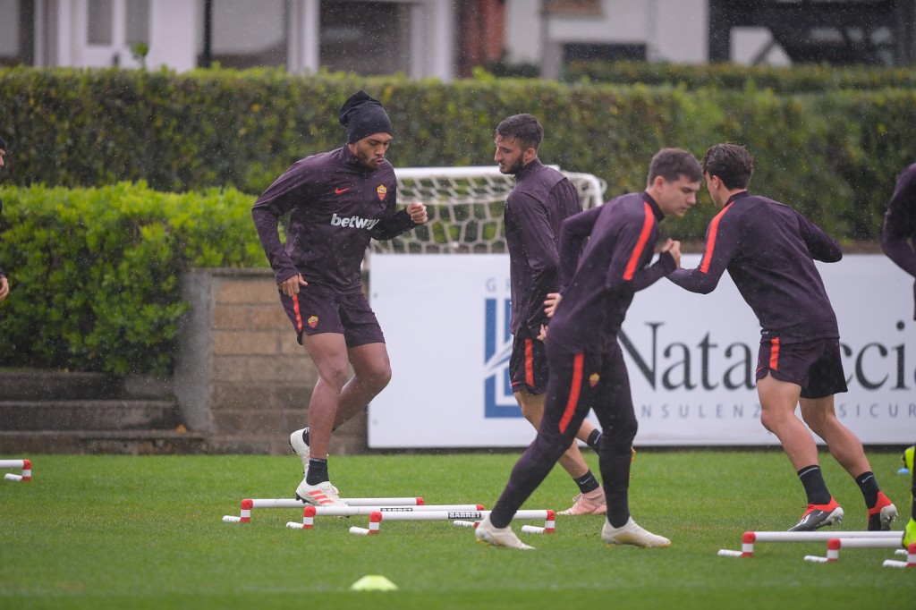 Jesus AS Roma, allenamento a Trigoria