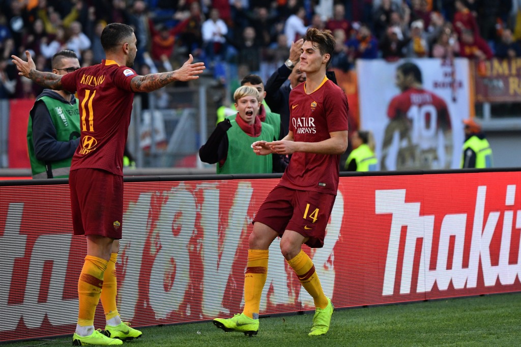 Schick Kolarov Roma vs Sampdoria - Serie A TIM 2018/2019