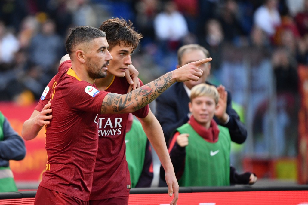 Kolarov Schick Roma vs Sampdoria - Serie A TIM 2018/2019