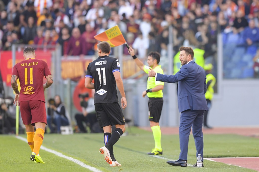 Di Francesco Roma vs Sampdoria - Serie A TIM 2018/2019