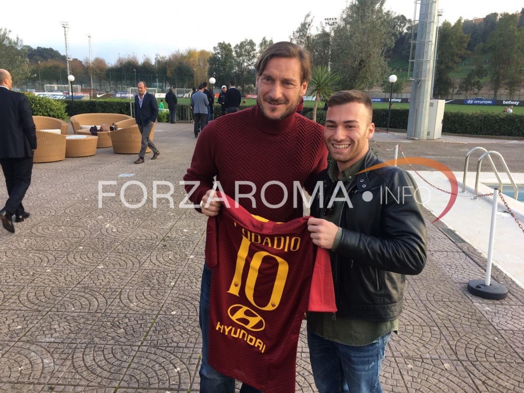 lodadio totti trigoria