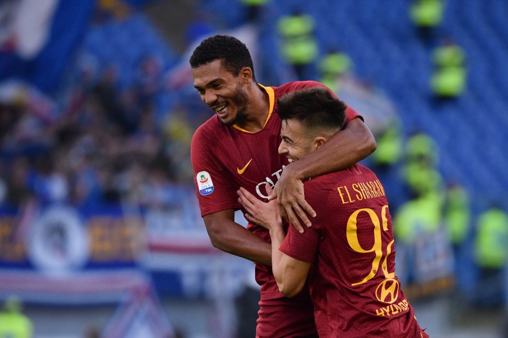 El Shaarawy jesus Roma vs Sampdoria - Serie A TIM 2018/2019