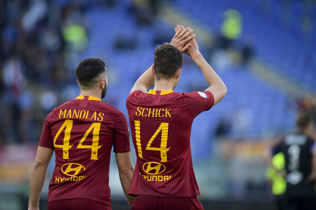 Schick Manolas Roma vs Sampdoria - Serie A TIM 2018/2019