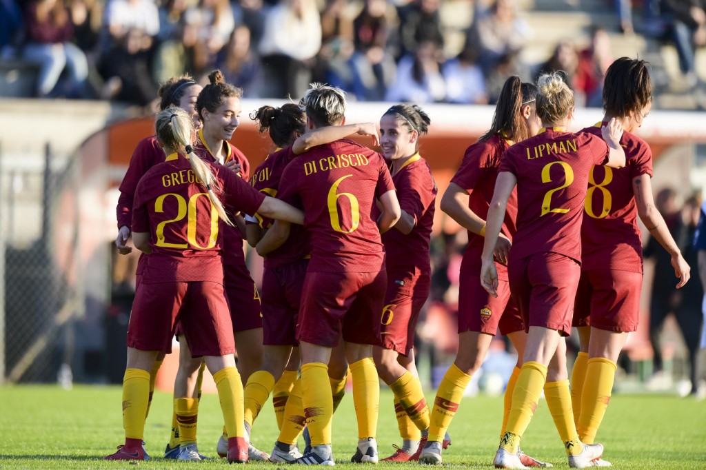 esultanza - Roma vs Chievo Verona Valpo - Campionato Serie A Femminile