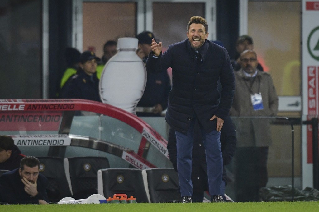 di francesco Udinese vs Roma - Serie A 2018-2019