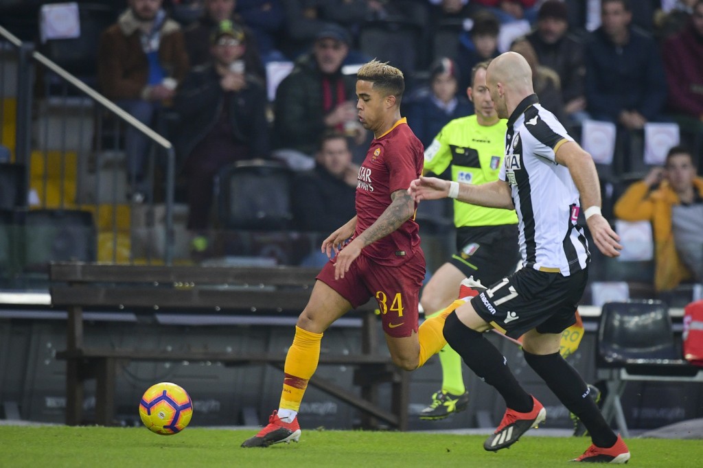 kluivert Udinese vs Roma - Serie A 2018-2019
