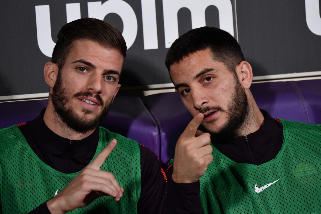Manolas Santon Fiorentina vs Roma - Serie A TIM 2018/2019