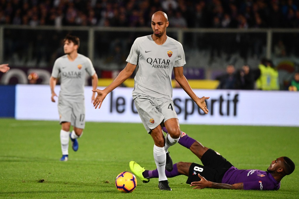 Nzonzi Fiorentina vs Roma - Serie A TIM 2018/2019