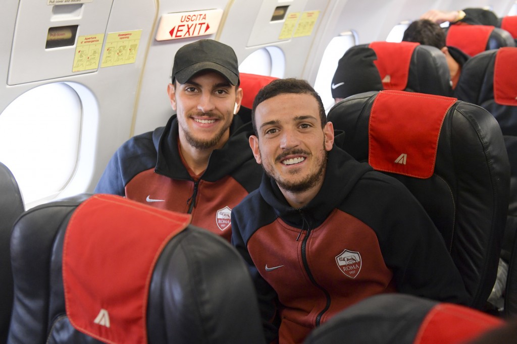 As Roma_trasferta_Udine_Lorenzo Pellegrini_Florenzi