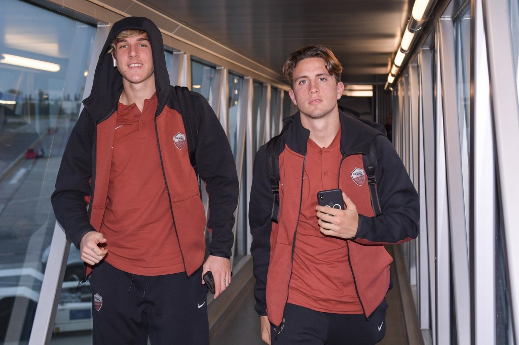 As Roma_trasferta_Udine_Luca Pellegrini_Zaniolo