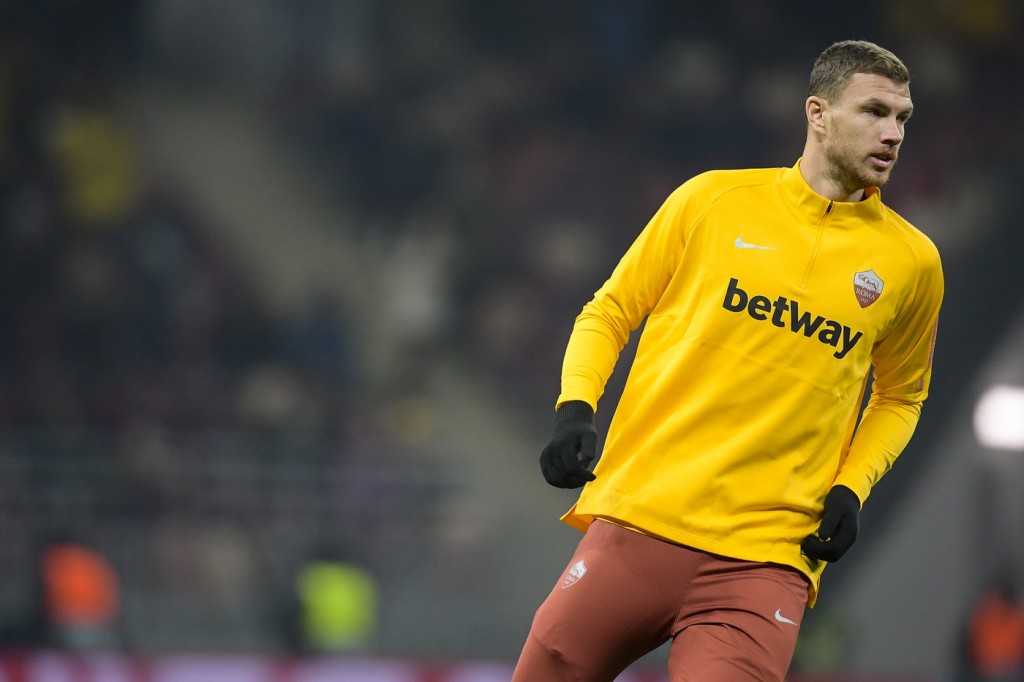 Dzeko CSKA Mosca vs Roma - Champions League 2018/2019