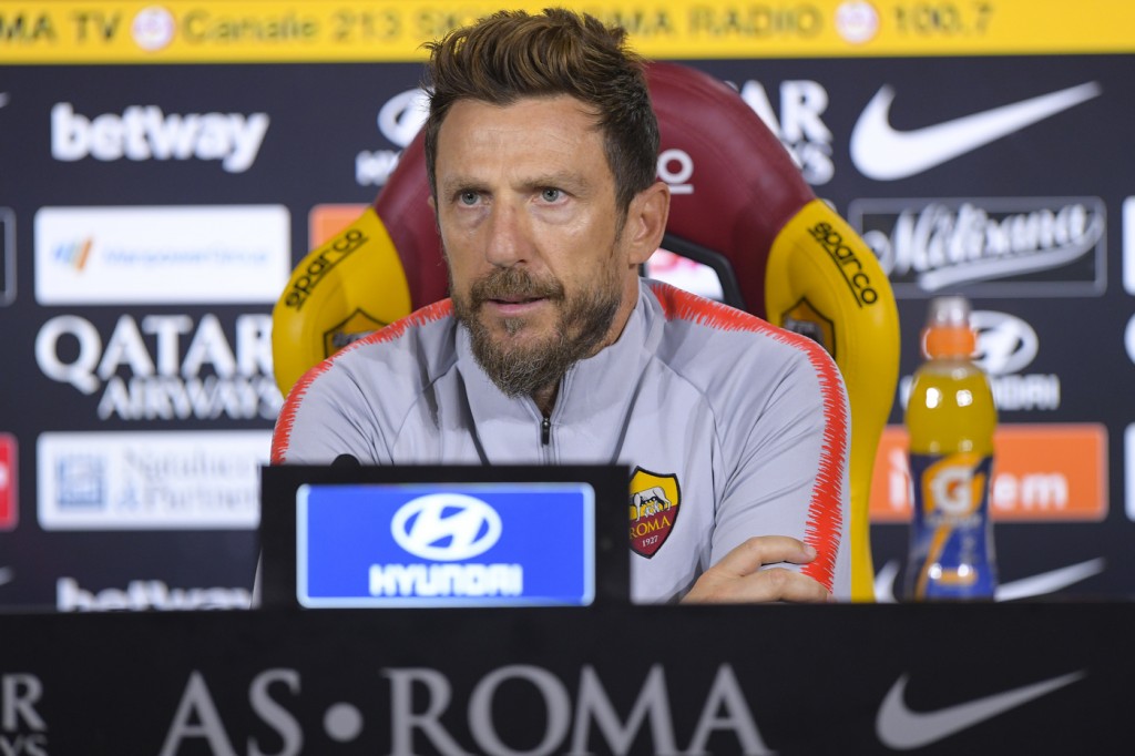AS Roma, conferenza stampa di Eusebio Di Francesco
