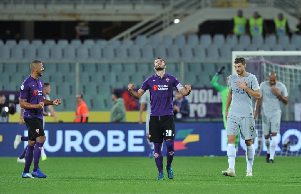 Pezzella Fiorentina vs Roma - Serie A TIM 2018/2019