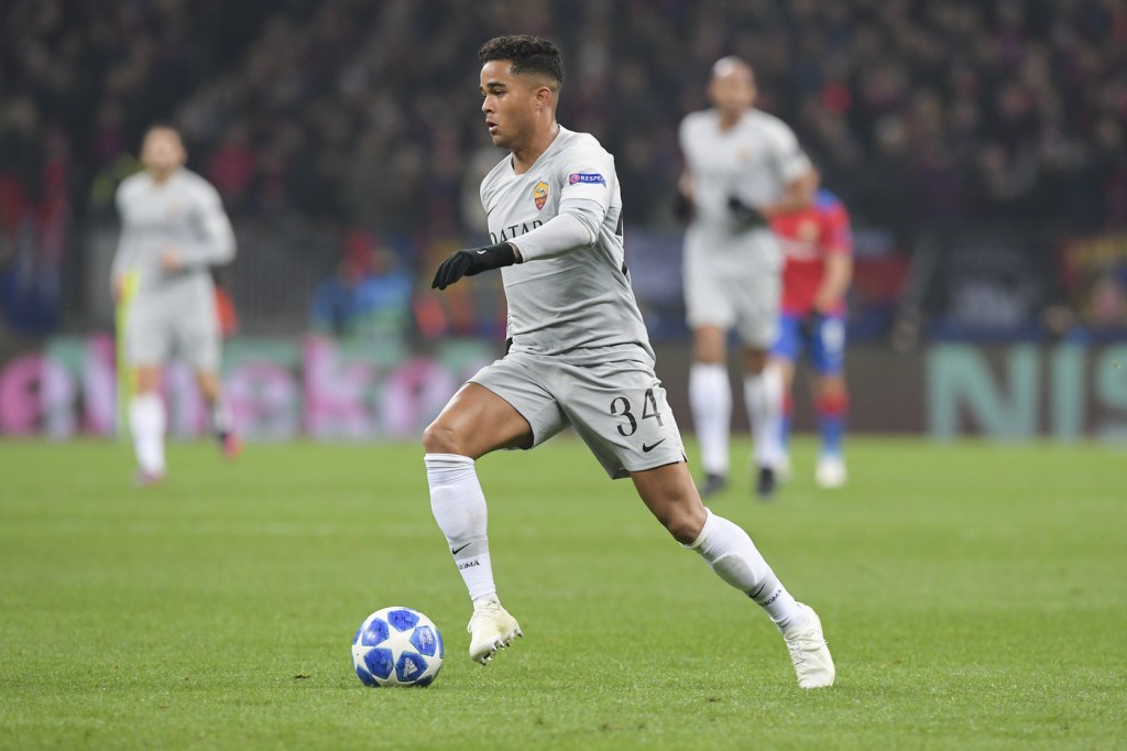 Kluivert CSKA Mosca vs Roma - Champions League 2018/2019