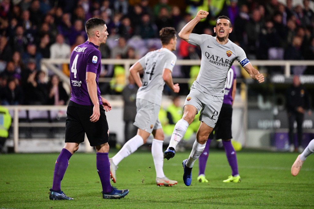 Florenzi Fiorentina vs Roma - Serie A TIM 2018/2019