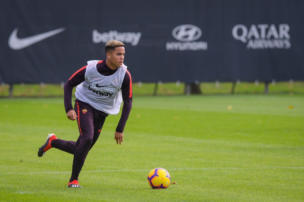 As Roma_Allenamento_Trigoria_Kluivert