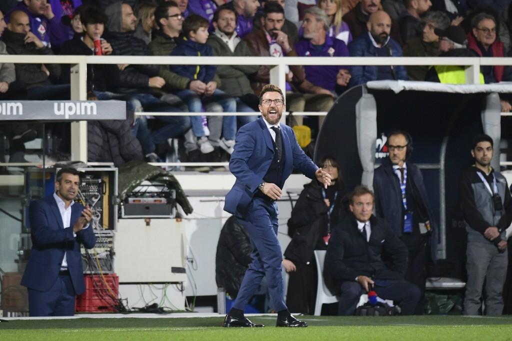 Di Francesco Fiorentina vs Roma - Serie A TIM 2018/2019