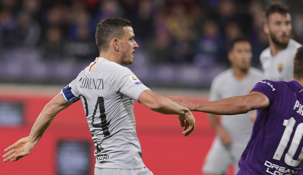 Florenzi Fiorentina vs Roma - Serie A TIM 2018/2019