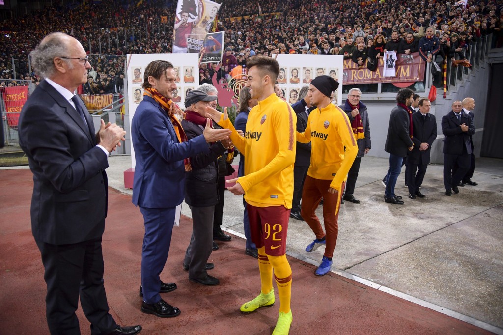Totti El Shaarawy Roma vs Real Madrid - Champions League 2018/2019