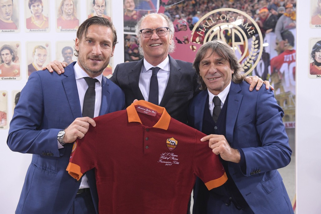 Totti Falcao Conti Roma vs Real Madrid - Champions League 2018/2019